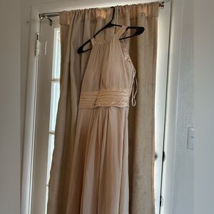 NWT ✨ Champagne Full Length Bridesmaid Dress